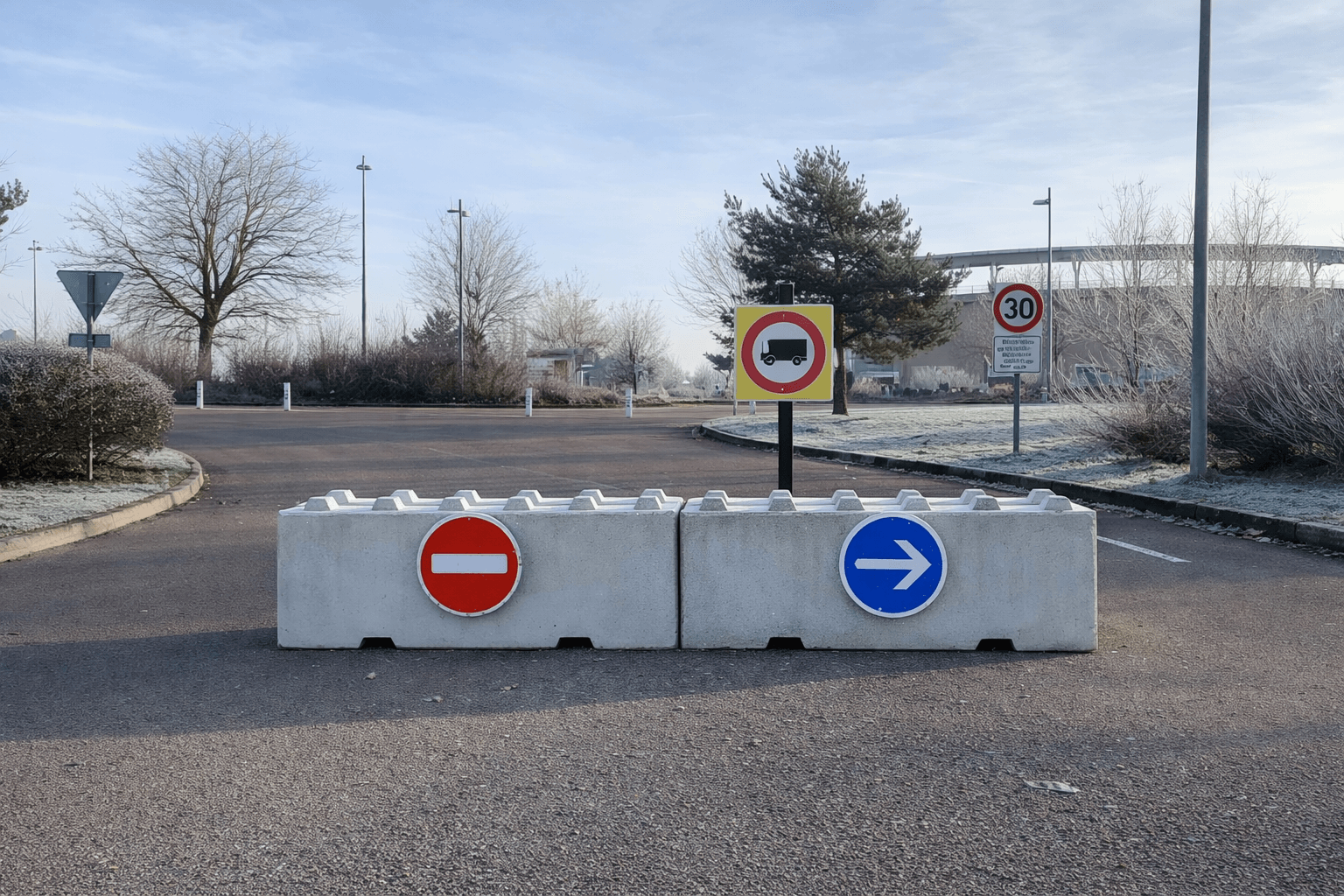exemple réalisation blocs béton légo sécurisation