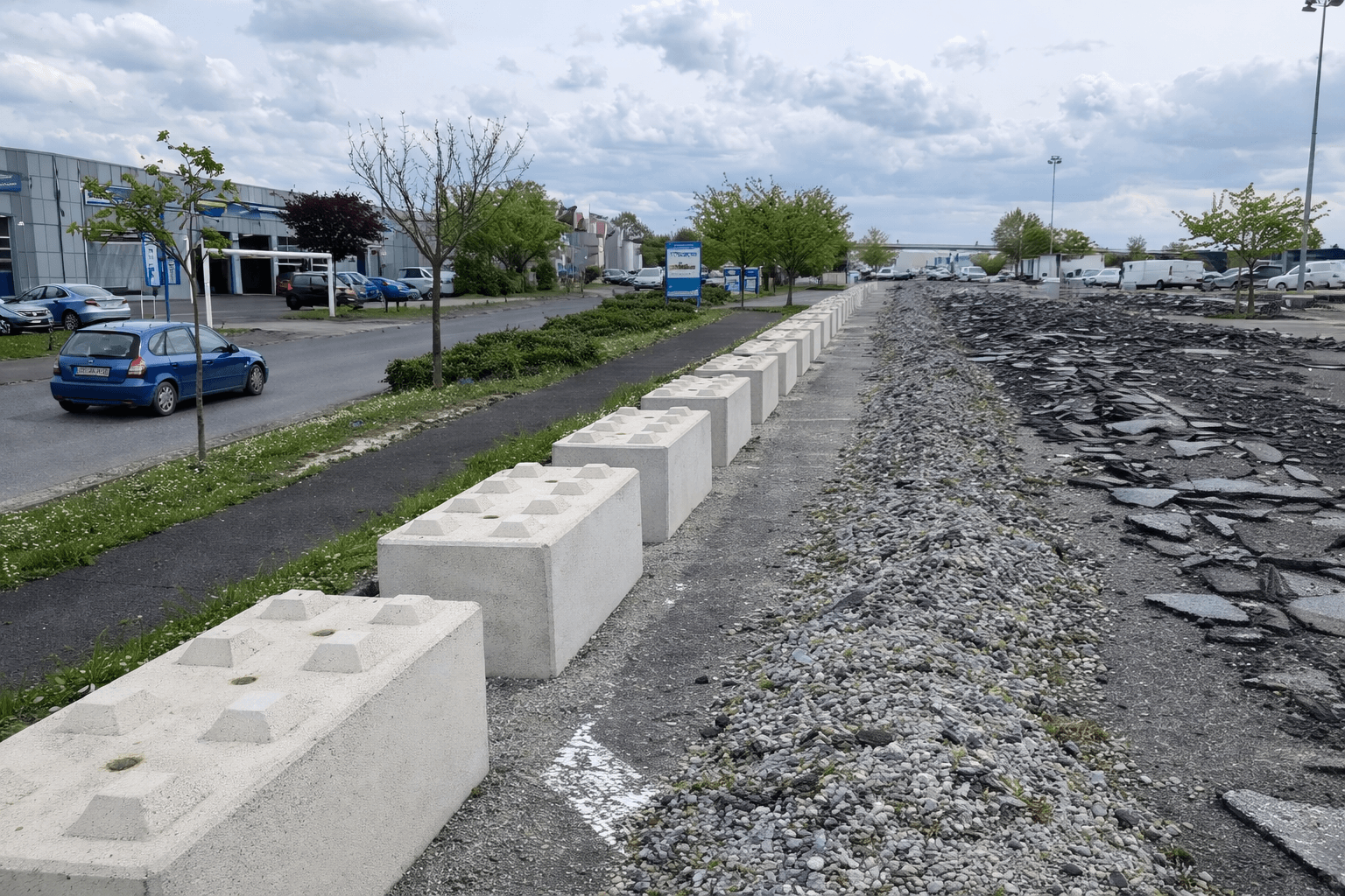 Bloc béton préfabriqués anti intrusion