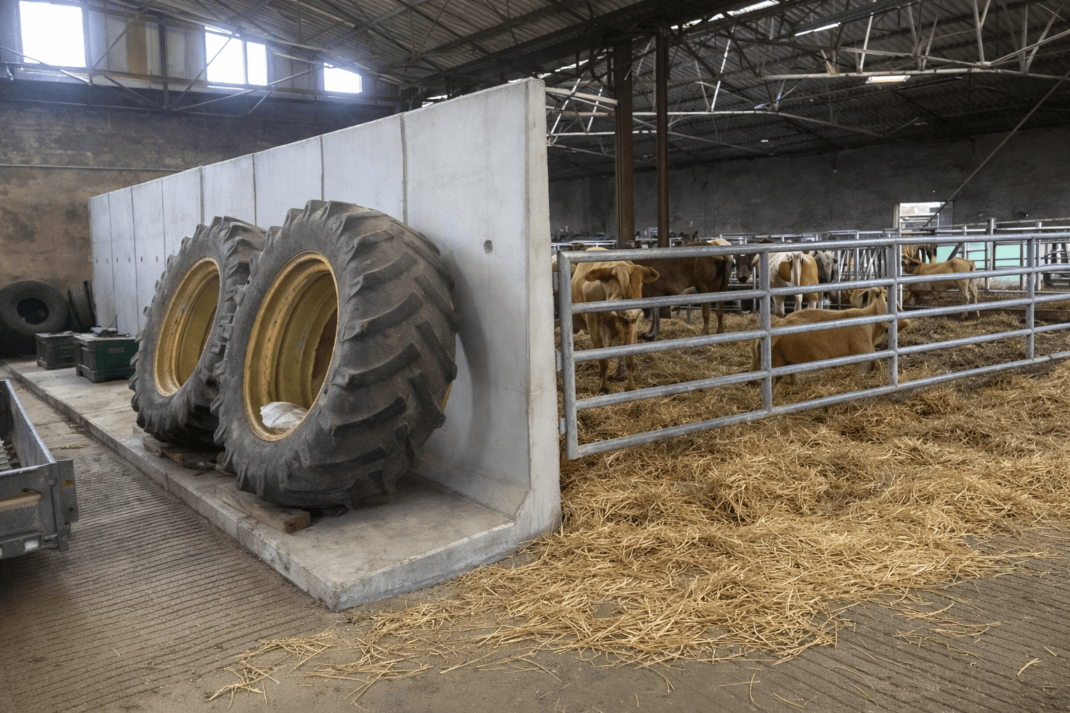 realisations murs beton en L