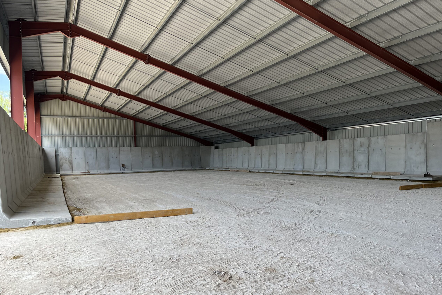 silo agricole murs en L
